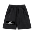 Unisex Vintage Wash Raw Edge Shorts