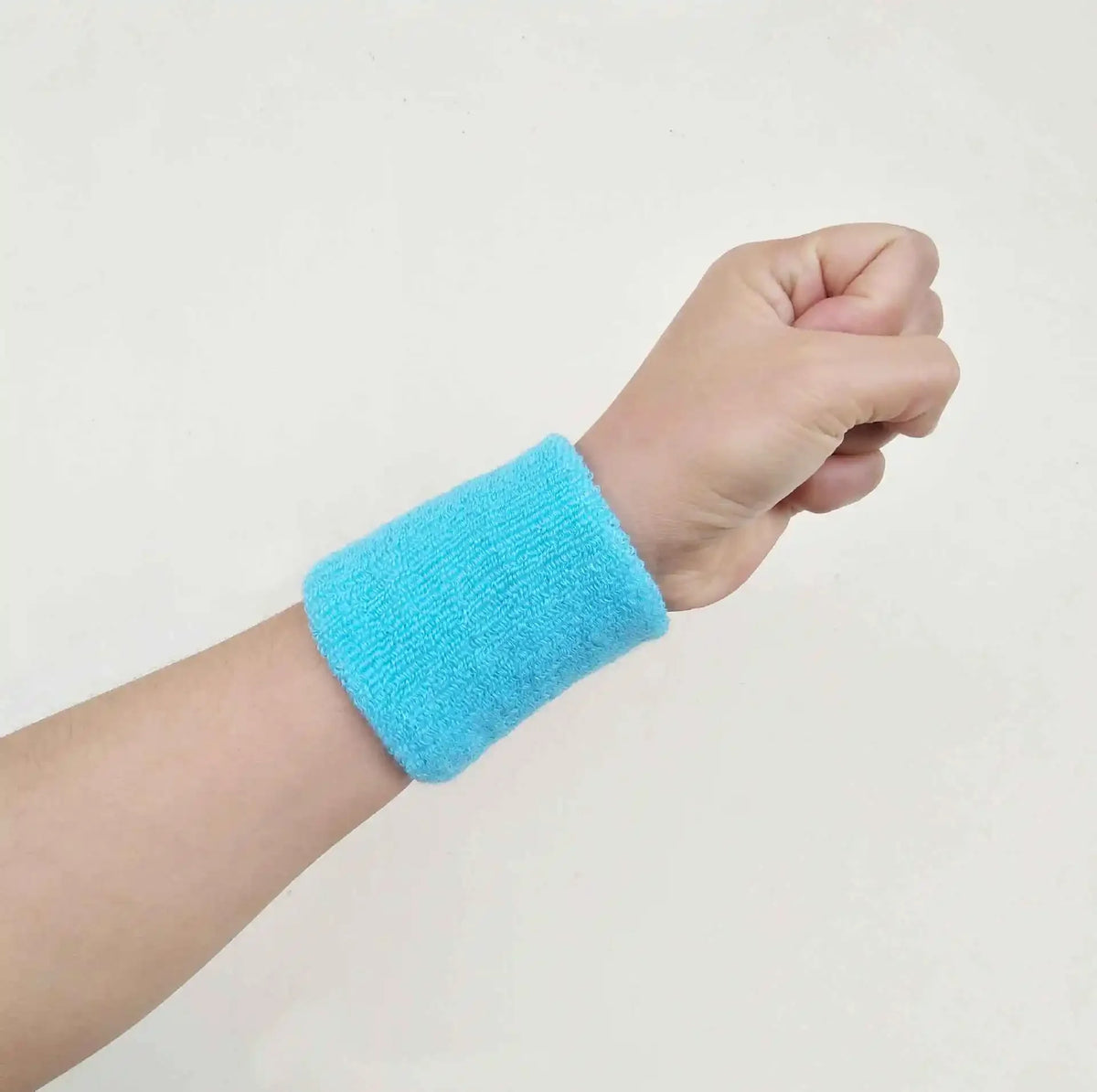 Women Wristband Sports Sweatband Hand Band Sweat Wrist Support Brace Wrap Guards for Gym Volleyball Basketball Children Tennis