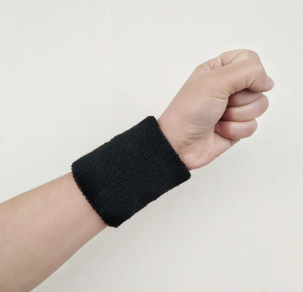 Women Wristband Sports Sweatband Hand Band Sweat Wrist Support Brace Wrap Guards for Gym Volleyball Basketball Children Tennis