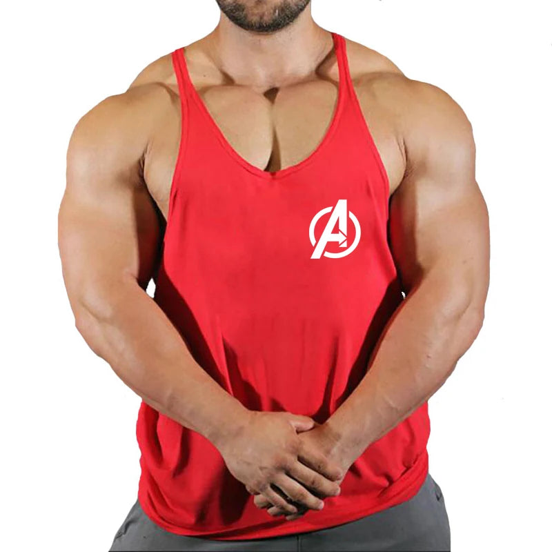 Gym Vest Fitness Shirt Muscle Man Singlet Men Tank Tops Stringer Sleeveless Sweatshirt Men's Singlets Top for Fitness Clothing