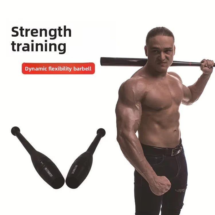 Fitness Clubbell Strength Training Weight Club Full Body Functional Workout Equipment Build Grip Core Stability for Home Gym
