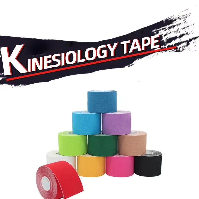 New Kinesiology Tape Athletic Recovery Elastic Tape Kneepad  Knee Pads Support for Gym Fitness Bandage