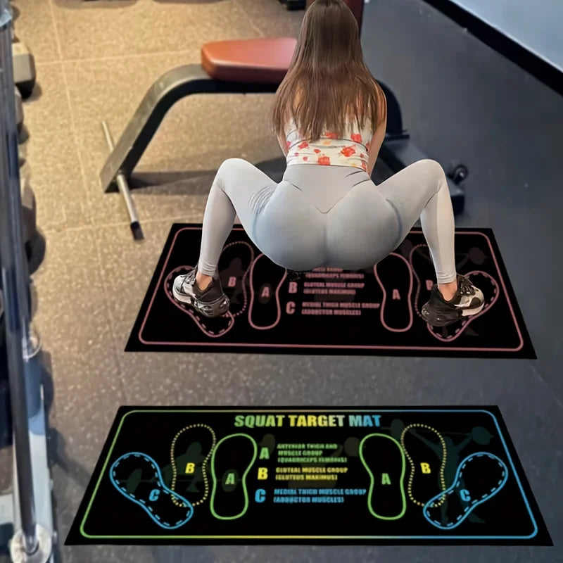 Non-Slip Squat Pad Set, Durable Training Mat for Home & Gym Use, Ideal for Fitness Enthusiasts, Anti-Slip Exercise Equipment