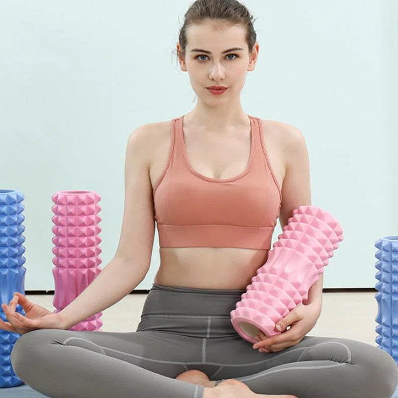Yoga Column Roller Fitness Equipment EVA Foam Roller Yoga Pilates Yoga Block Gym Roller