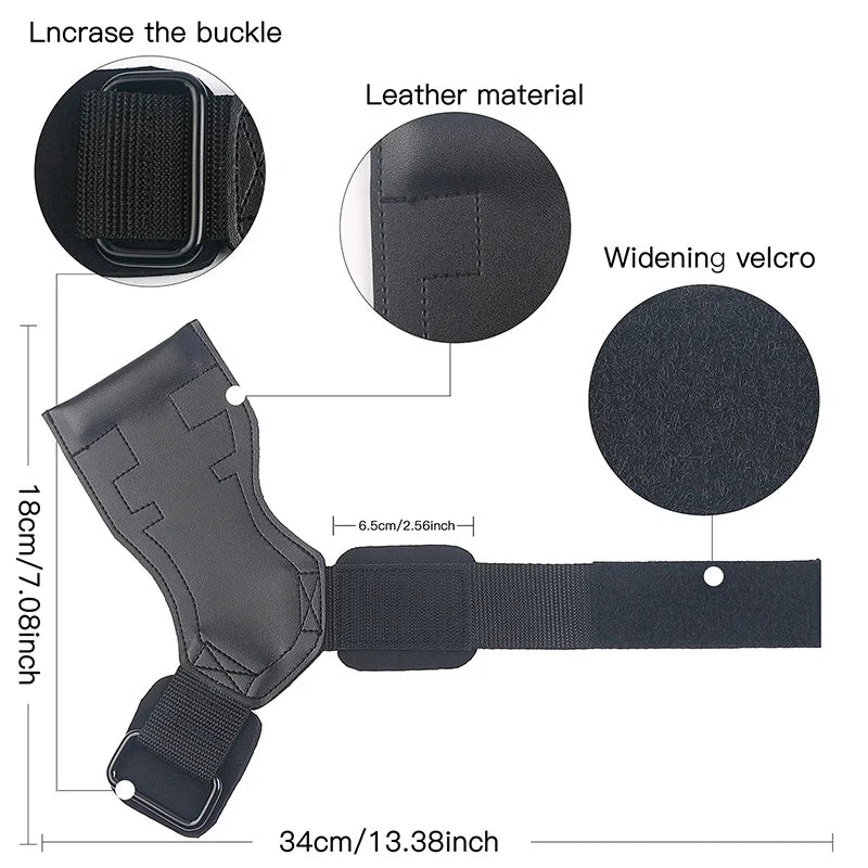 Gym Weight Lifting Grip Pads Crossfit Palm Protector Squat Fitness Sports Training Equipment Bodybuilding Gym Gloves