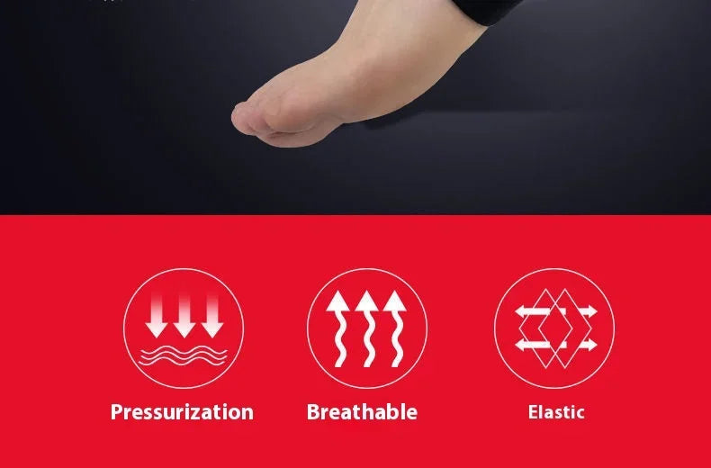 Elastic Ankle Support Brace for Sprain Recovery & Joint Fixation, Breathable Anti-Sprain Ankle Sleeve Protector for Men Women Fi
