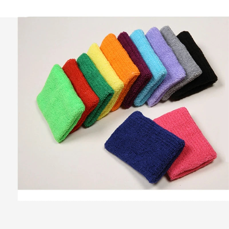 Women Wristband Sports Sweatband Hand Band Sweat Wrist Support Brace Wrap Guards for Gym Volleyball Basketball Children Tennis
