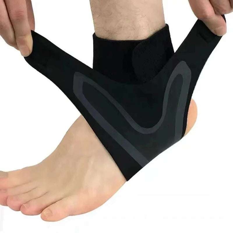 Elastic Ankle Support Brace for Sprain Recovery & Joint Fixation, Breathable Anti-Sprain Ankle Sleeve Protector for Men Women Fi