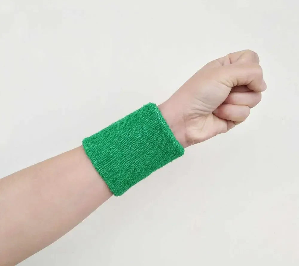Women Wristband Sports Sweatband Hand Band Sweat Wrist Support Brace Wrap Guards for Gym Volleyball Basketball Children Tennis