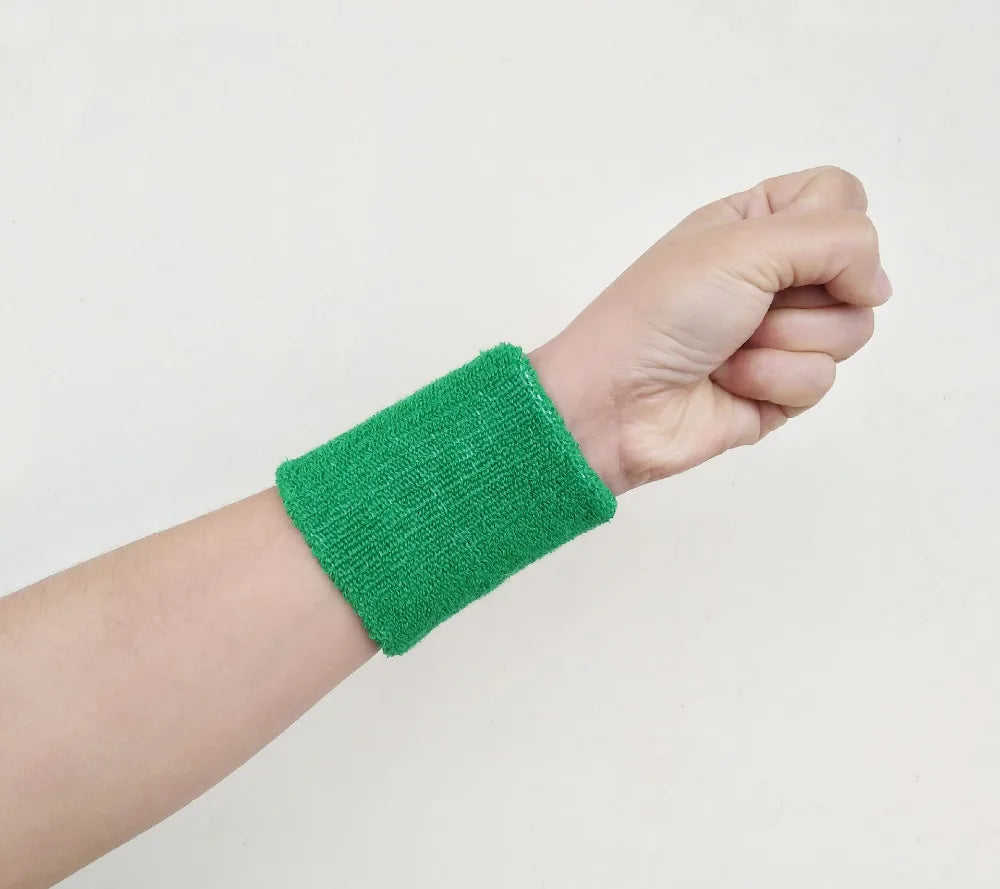 Women Wristband Sports Sweatband Hand Band Sweat Wrist Support Brace Wrap Guards for Gym Volleyball Basketball Children Tennis