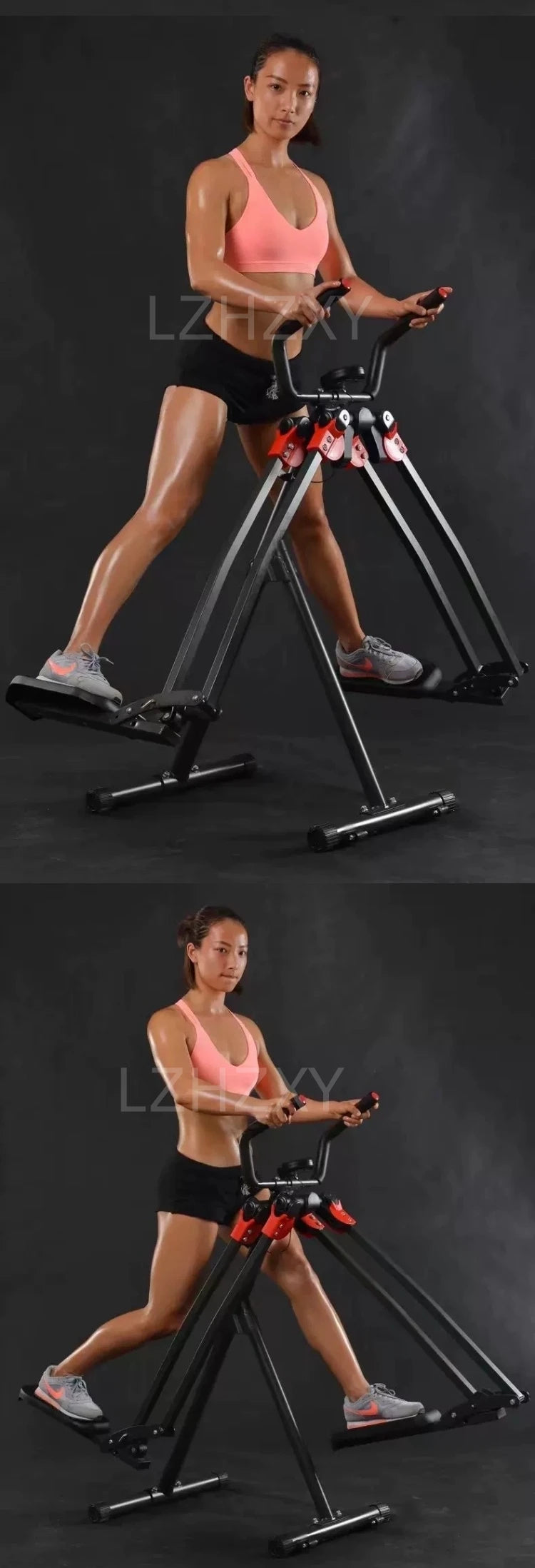 Indoor‑Home‑Gym‑Training‑Equipment Air Walker Trainer with Support Handrails for Daily Leg Cardio Workout Work
