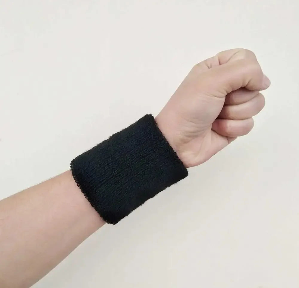 Women Wristband Sports Sweatband Hand Band Sweat Wrist Support Brace Wrap Guards for Gym Volleyball Basketball Children Tennis