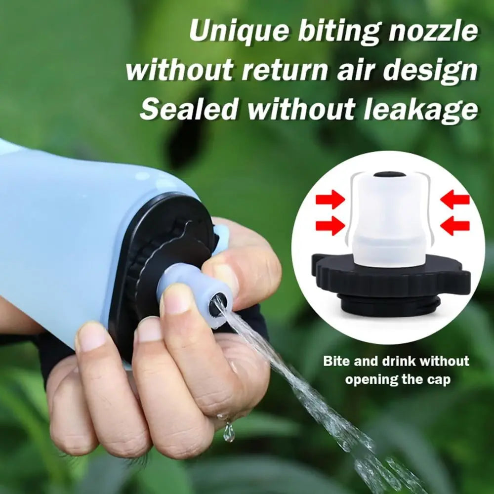 Handheld Collapsible Cycling Bottle 350ml Capacity Wide Mouth Hydration Bottle Silicone Soft Flask Gym