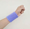Women Wristband Sports Sweatband Hand Band Sweat Wrist Support Brace Wrap Guards for Gym Volleyball Basketball Children Tennis