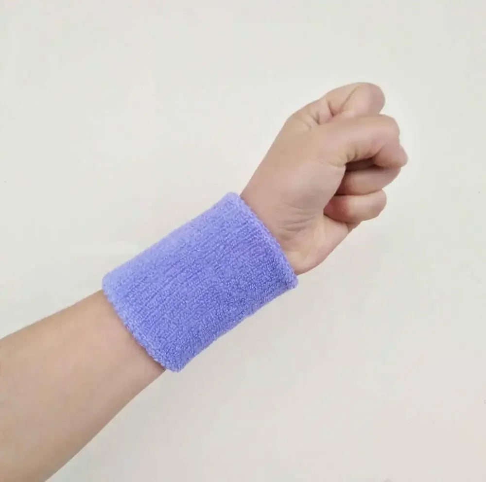Women Wristband Sports Sweatband Hand Band Sweat Wrist Support Brace Wrap Guards for Gym Volleyball Basketball Children Tennis