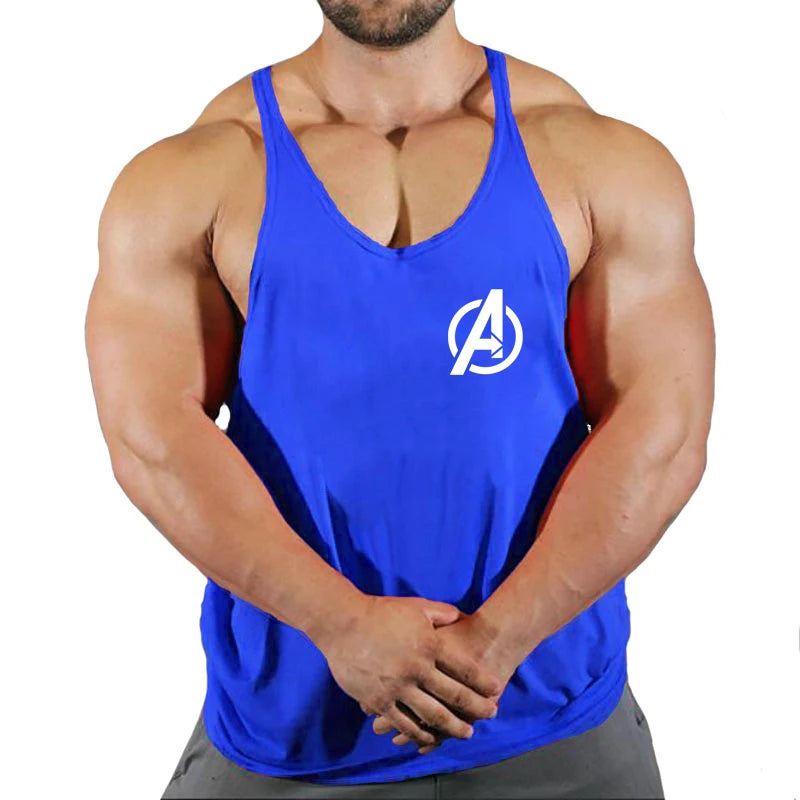 Gym Vest Fitness Shirt Muscle Man Singlet Men Tank Tops Stringer Sleeveless Sweatshirt Men's Singlets Top for Fitness Clothing