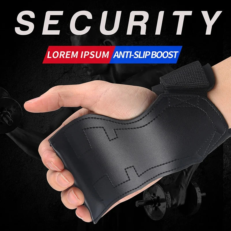 Gym Weight Lifting Grip Pads Crossfit Palm Protector Squat Fitness Sports Training Equipment Bodybuilding Gym Gloves