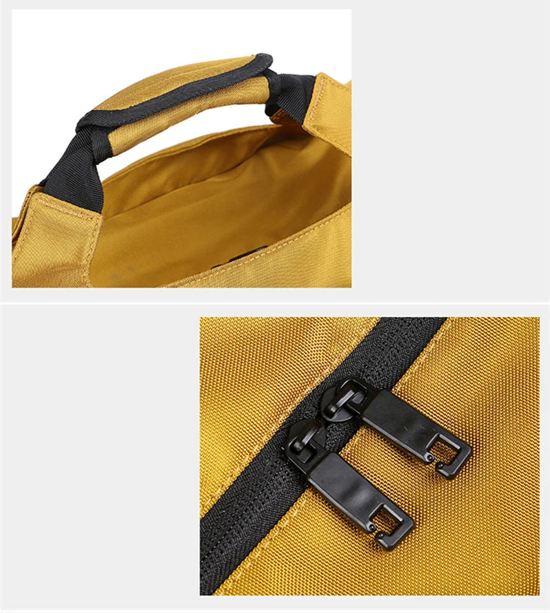 Gym Sports Bag for Men Travel Fitness Duffle Shoe Pocket Luggage Duffel Waterproof Tote Handbags Weekend Shoulder Outdoors Bag