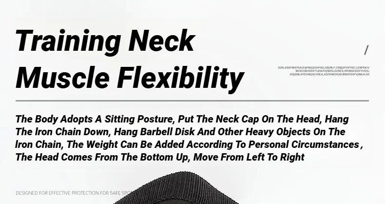 Head Neck Training Harness Body Strengh Exercise Cervical Spine Strap Adjustable Power Gym Fitness Weight Bearing Cap