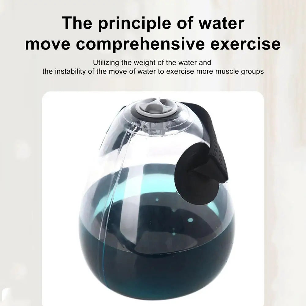 Fitness Inflatable Water Kettlebell Weighted Aqua Ball Workout Lifting Kettle Deep Squat Strength Kettlebells For Balance Traine