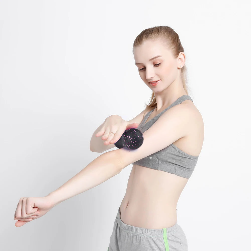 Yoga Peanut Balls Body Massage Fascia Ball Suit Foam Block High Density Muscle Relaxation Lacrosse Exercise Fitness Relieve Pain