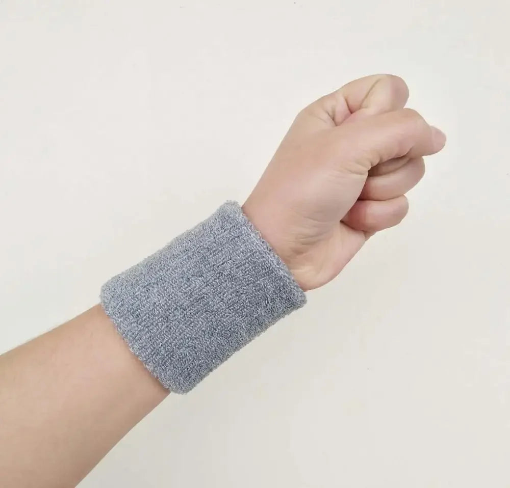 Women Wristband Sports Sweatband Hand Band Sweat Wrist Support Brace Wrap Guards for Gym Volleyball Basketball Children Tennis