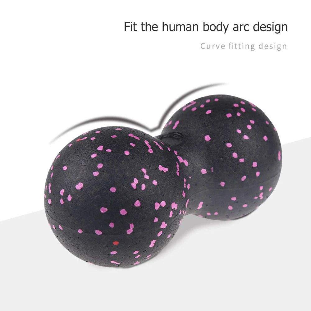 Yoga Peanut Balls Body Massage Fascia Ball Suit Foam Block High Density Muscle Relaxation Lacrosse Exercise Fitness Relieve Pain