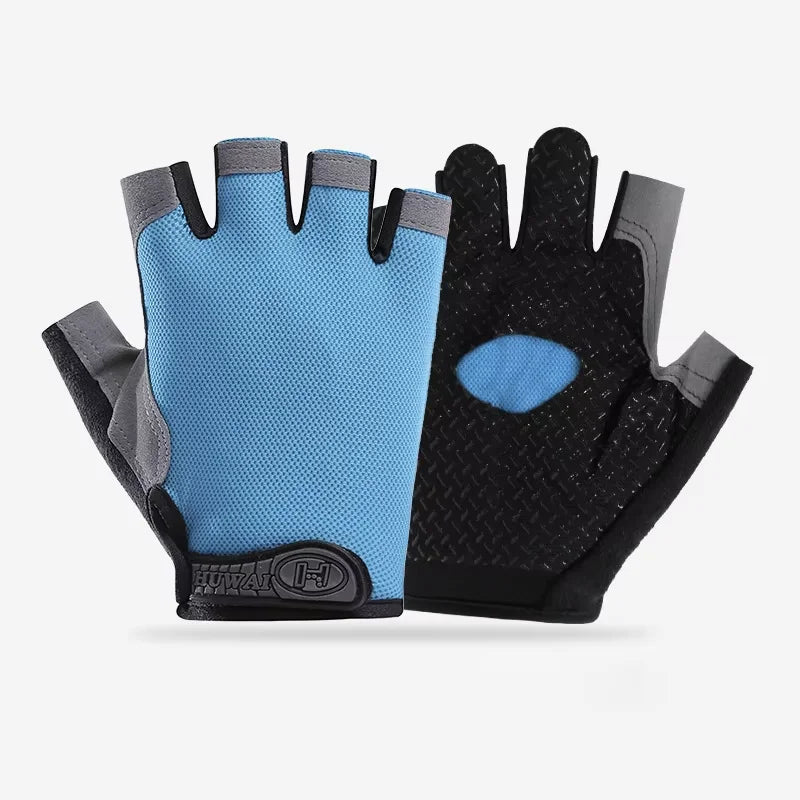 Weightlifti Gym Gloves Fitness Training Fingerless Men Women Bodybuilding Exercise Sports Gloves Cycling Anti Slip Breathable