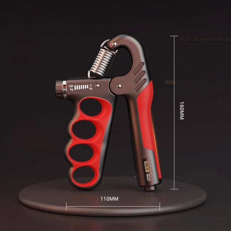 5-100KG Electronic Counting Adjustable Grip For Rehabilitation Hand Muscle Strength Gym Wrist Strengthener Recovery Fitness