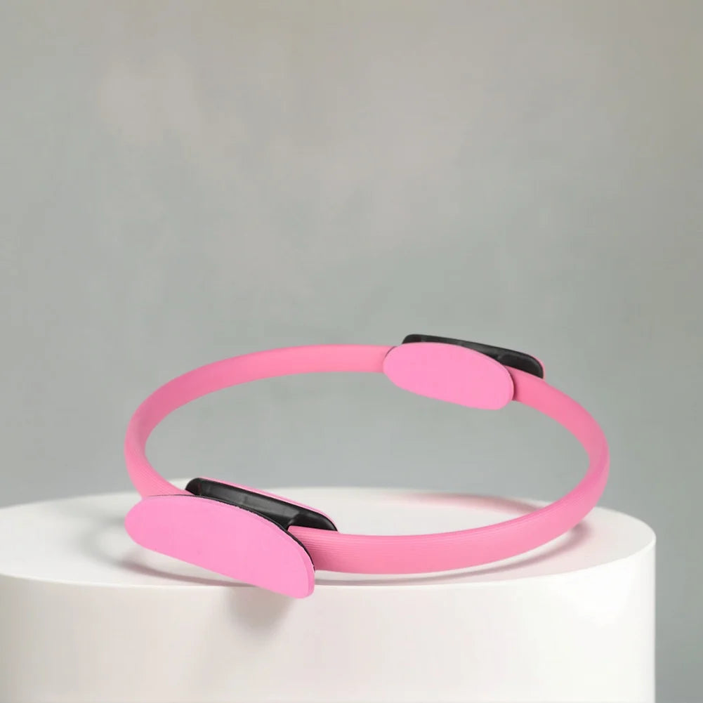 Pilates Ring Fitness Circle with Non Slip Handles Flexible Resistance Exercise Equipment Portable for Thighs Abs and Legs