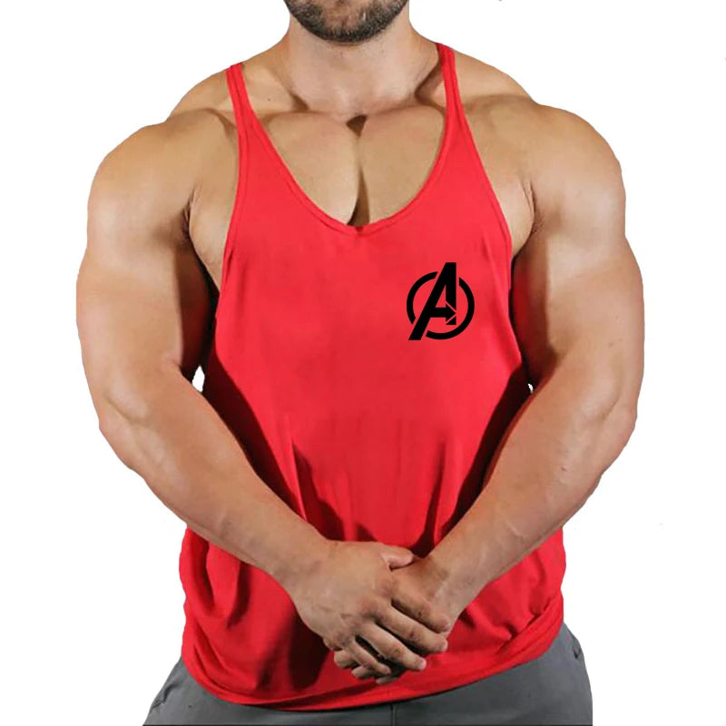 Gym Vest Fitness Shirt Muscle Man Singlet Men Tank Tops Stringer Sleeveless Sweatshirt Men's Singlets Top for Fitness Clothing