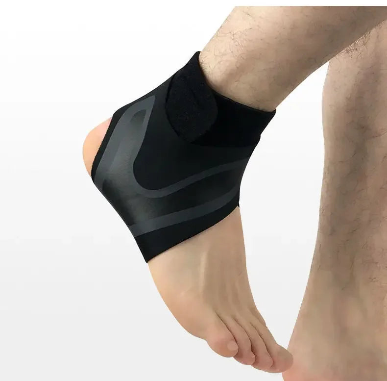 Elastic Ankle Support Brace for Sprain Recovery & Joint Fixation, Breathable Anti-Sprain Ankle Sleeve Protector for Men Women Fi