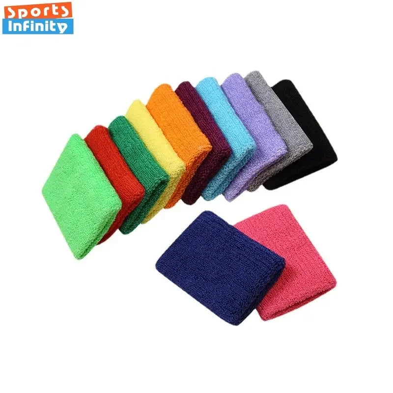 Women Wristband Sports Sweatband Hand Band Sweat Wrist Support Brace Wrap Guards for Gym Volleyball Basketball Children Tennis