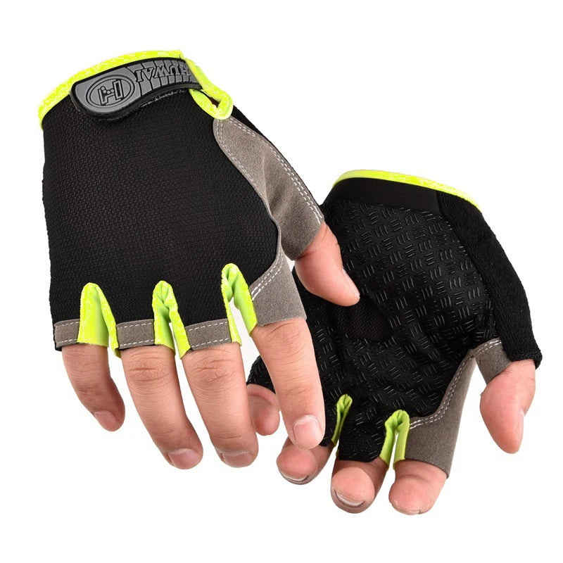 Weightlifti Gym Gloves Fitness Training Fingerless Men Women Bodybuilding Exercise Sports Gloves Cycling Anti Slip Breathable