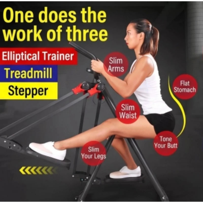 Indoor‑Home‑Gym‑Training‑Equipment Air Walker Trainer with Support Handrails for Daily Leg Cardio Workout Work