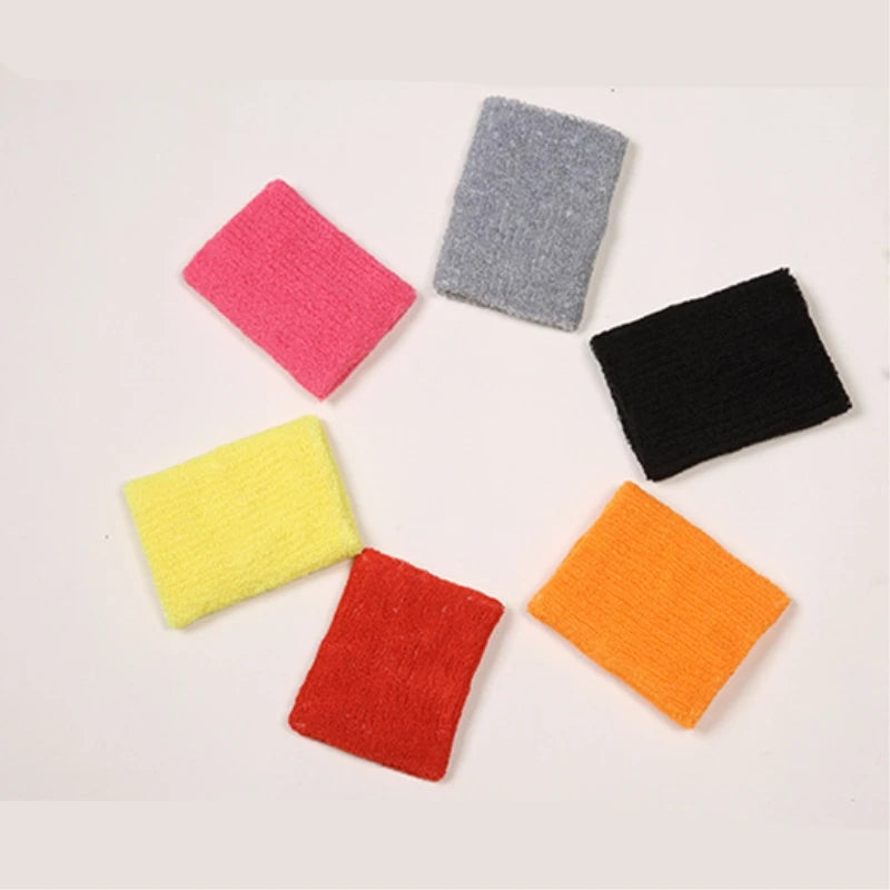 Women Wristband Sports Sweatband Hand Band Sweat Wrist Support Brace Wrap Guards for Gym Volleyball Basketball Children Tennis