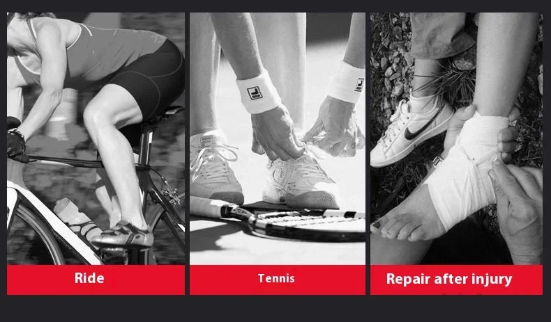 Elastic Ankle Support Brace for Sprain Recovery & Joint Fixation, Breathable Anti-Sprain Ankle Sleeve Protector for Men Women Fi