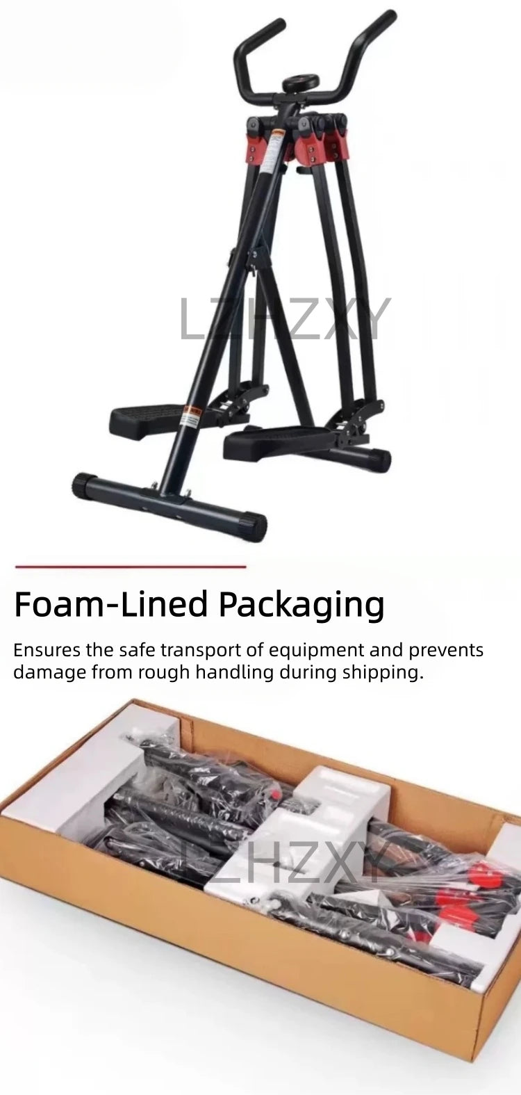 Indoor‑Home‑Gym‑Training‑Equipment Air Walker Trainer with Support Handrails for Daily Leg Cardio Workout Work