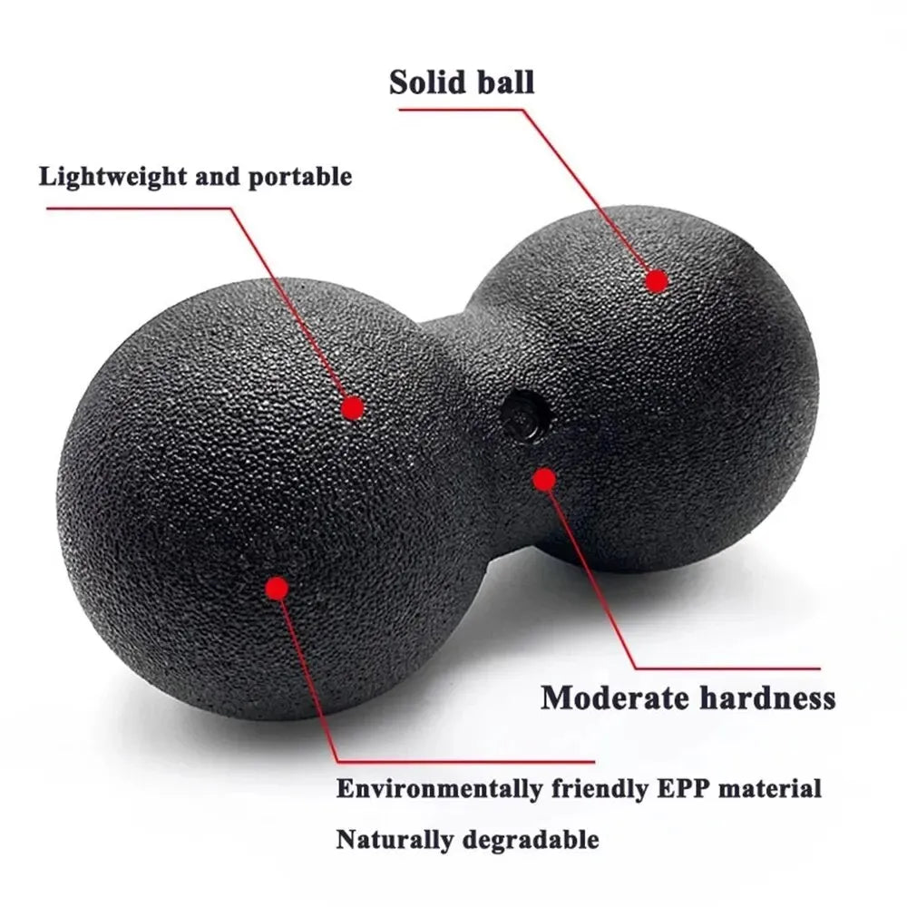 Yoga Peanut Balls Body Massage Fascia Ball Suit Foam Block High Density Muscle Relaxation Lacrosse Exercise Fitness Relieve Pain