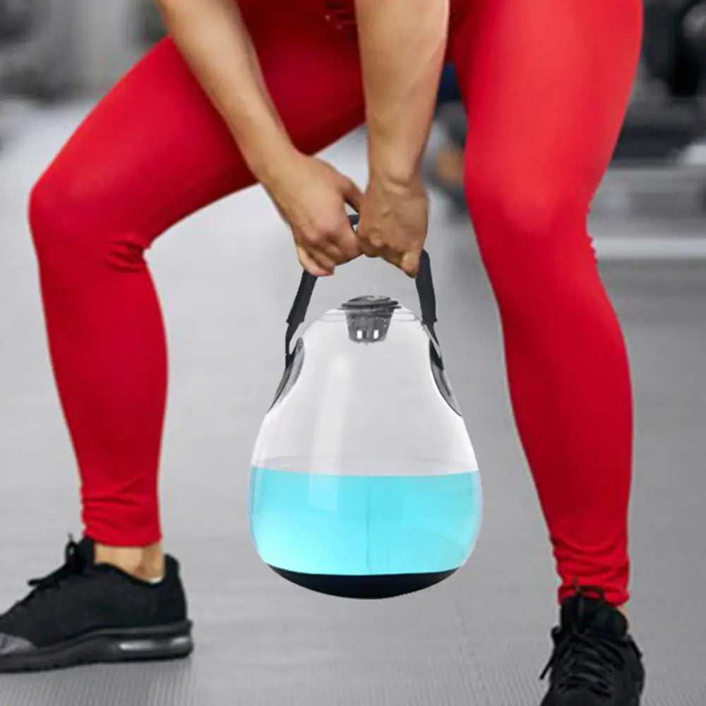 Fitness Inflatable Water Kettlebell Weighted Aqua Ball Workout Lifting Kettle Deep Squat Strength Kettlebells For Balance Traine