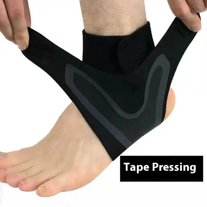 Elastic Ankle Support Brace for Sprain Recovery & Joint Fixation, Breathable Anti-Sprain Ankle Sleeve Protector for Men Women Fi