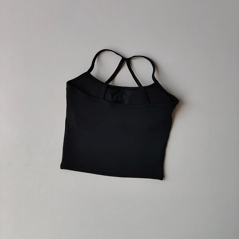Fitness Gym Set Women 2 Piece Sets Halter Neck Tank Tops High Waist Scrunch Seamless Shorts Sport Suit Sportswear Workout Set