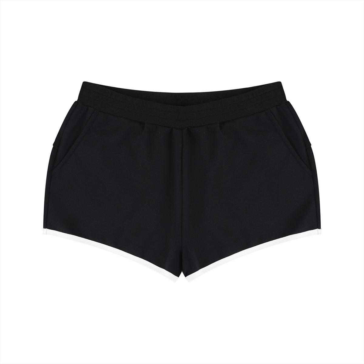 Women's Retro Contrast Binding Shorts