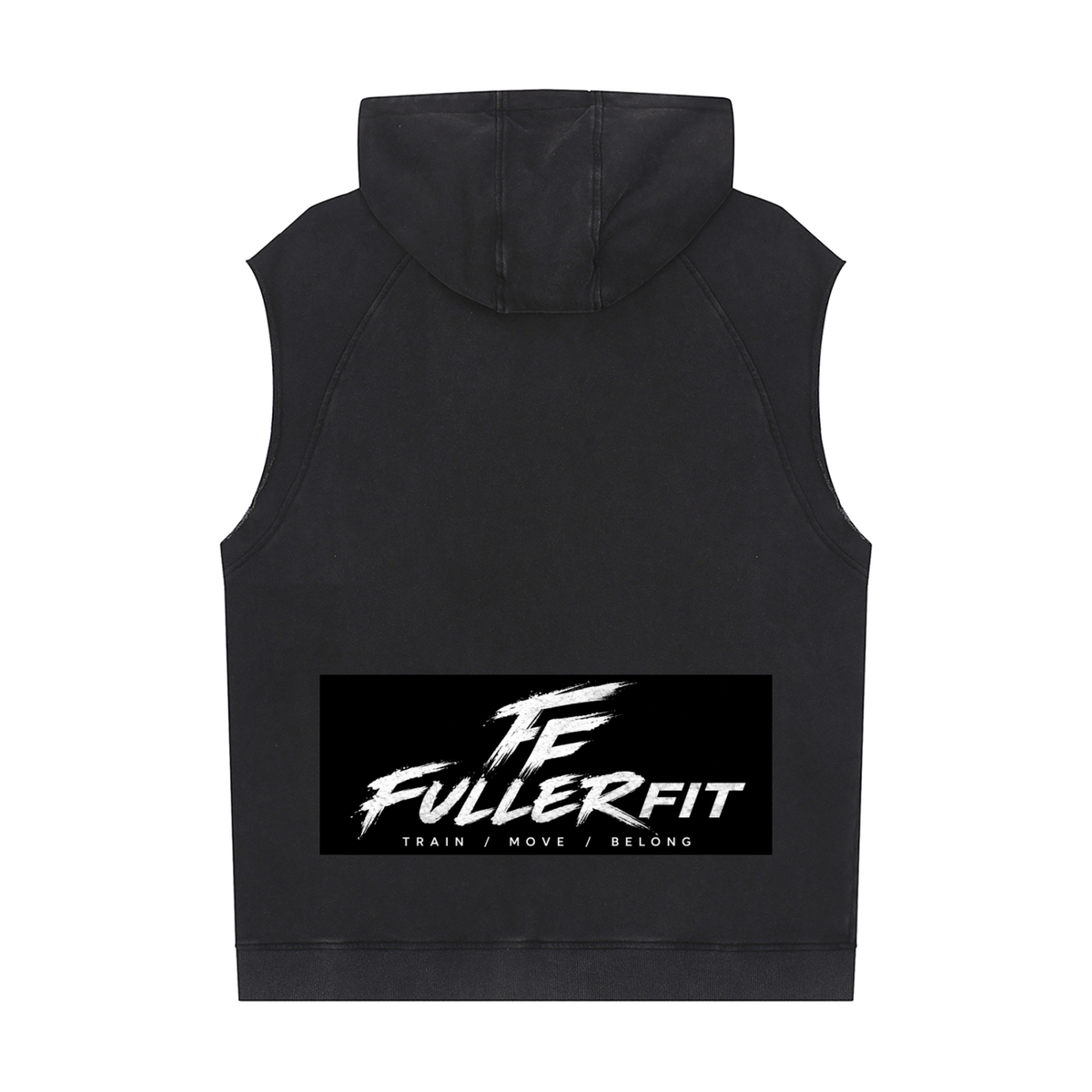 Snow Washed Sleeveless Hoodie